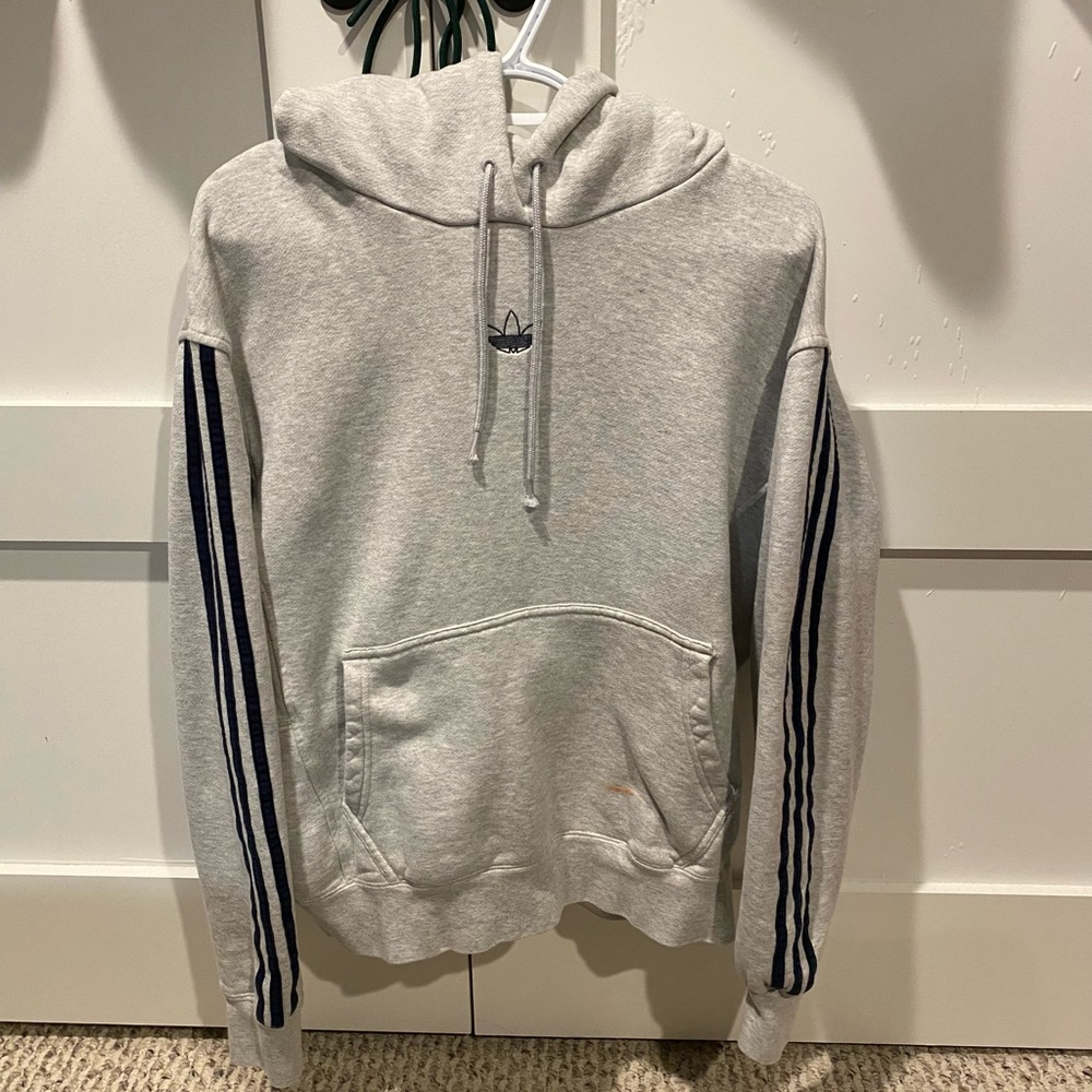 Adidas three stripe hoodie